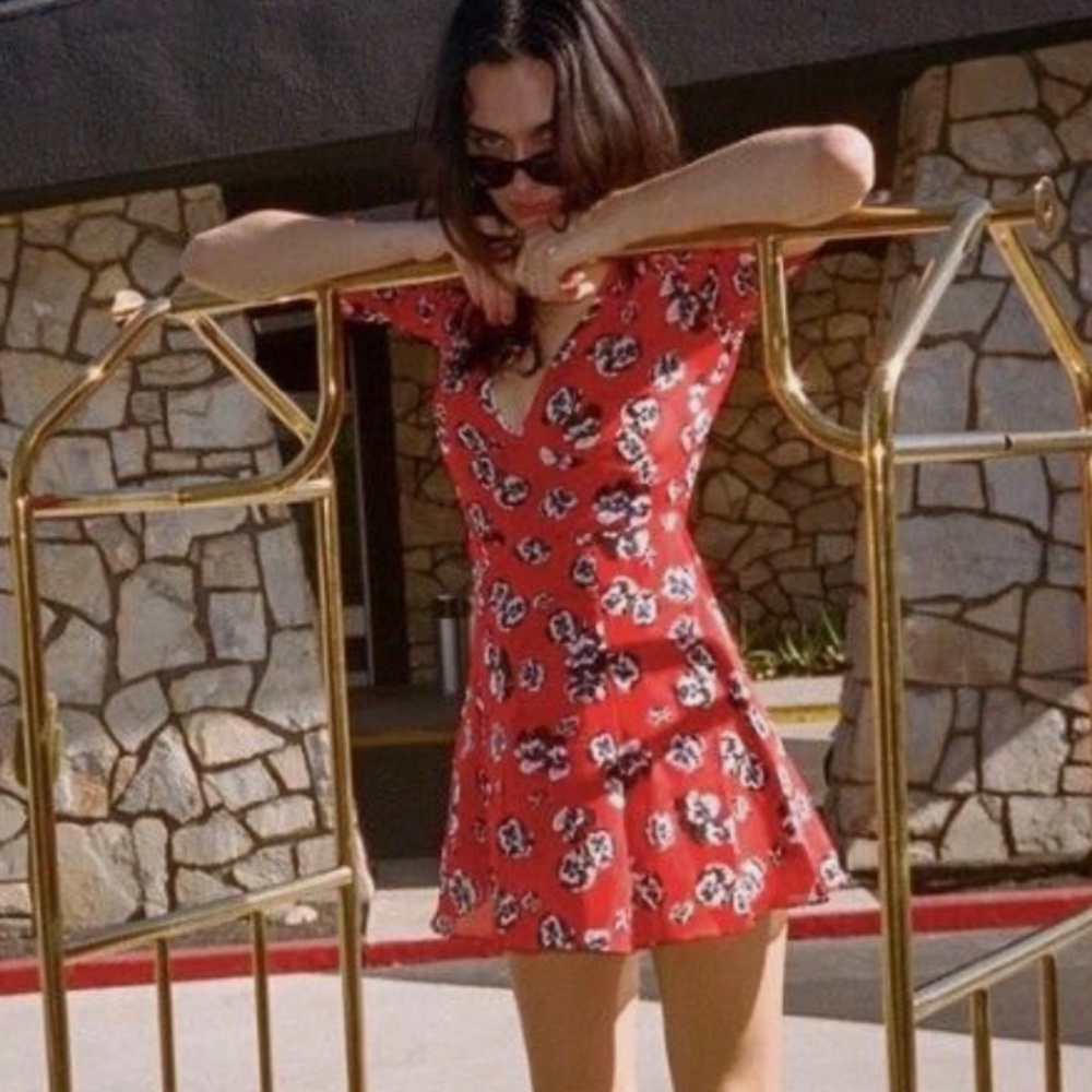 Réalisation Par Ozzie Dress in Red - XS